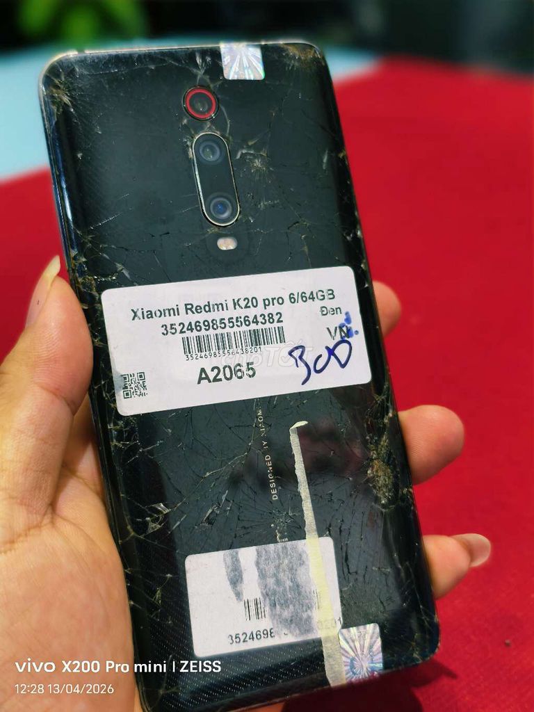 Xiaomi Redmi K20 Pro 64GB Đen Hỏng. Mua bán Điện thoại tại Quận Tân Bình Tp Hồ Chí Minh được đăng bởi Táo Bán Lổ hình 1