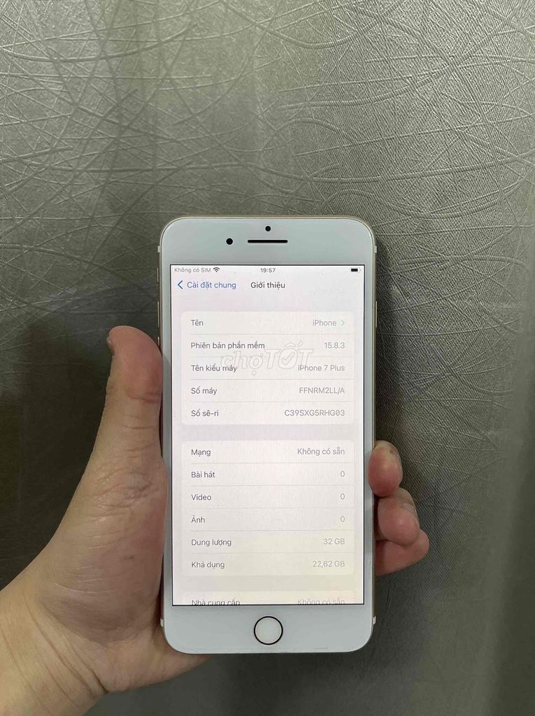 Iphone 7 plus gold 32g đẹp leng keng cần bán