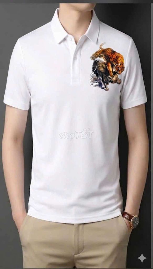 Áo polo Nam vải Trắng đã dùng. Mua bán Quần áo tại Thành phố Qui Nhơn Bình Định được đăng bởi Hoàng Hải hình 1