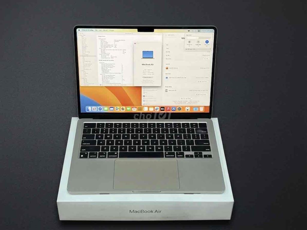Apple Macbook Air M2 Bạc Đã sử dụng. Mua bán Laptop tại Quận Thanh Xuân Hà Nội được đăng bởi quỳnh chi hình 1