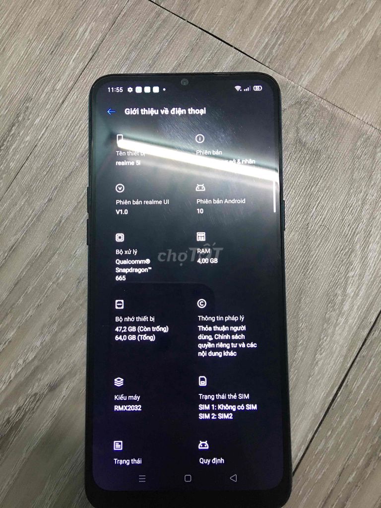 Realme 5i 4GB/64GB Xanh. Mua bán Điện thoại tại Quận Ngô Quyền Hải Phòng được đăng bởi Thanh Thanh hình 1