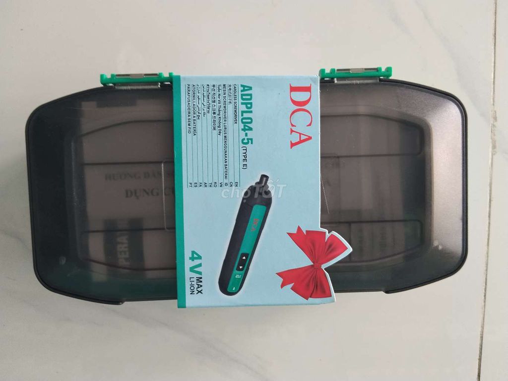 Máy siết vít pin DCA ADPL04-5E Xanh lá, Đen. Mua bán Đồ chuyên dụng, Giống nuôi trồng tại Quận Ô Môn Cần Thơ được đăng bởi Duy Nguyễn Ô Môn hình 1