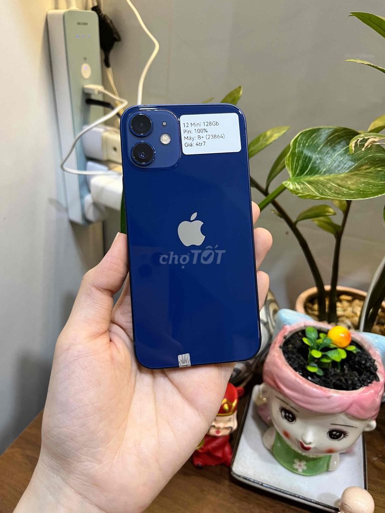 iPhone 12 Mini 128GB Blue Zin Full. Mua bán Điện thoại tại Huyện Hóc Môn Tp Hồ Chí Minh được đăng bởi SIRI STORE HCM hình 1