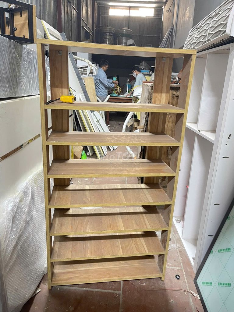 Kệ gỗ Vàng gỗ 70x26x134cm. Mua bán Tủ, kệ gia đình tại Quận Nam Từ Liêm Hà Nội được đăng bởi Nam Nhà Nòi hình 1