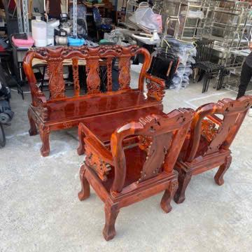 BỘ SALON GỖ TRÀM TAY 8 THANH LÝ. Mua bán Bàn ghế tại Quận 4 Tp Hồ Chí Minh được đăng bởi thanh lý phong hải 
