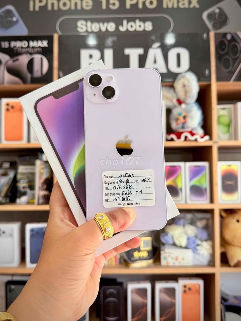 Apple iPhone 14 Plus 256GB Tím. Mua bán Điện thoại tại Thành phố Long Xuyên An Giang được đăng bởi Bi Táo Store hình 1