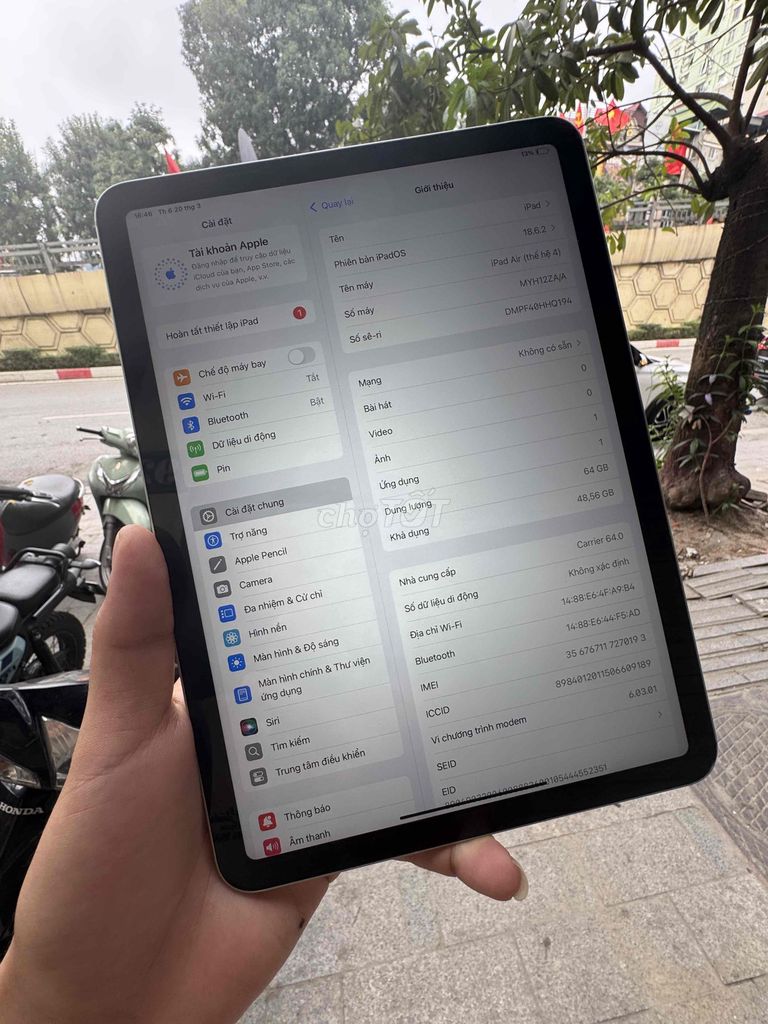 Apple iPad Air 4 64GB Xanh lá. Mua bán Máy tính bảng tại Quận Đống Đa Hà Nội được đăng bởi Nguyễn Đức  hình 1