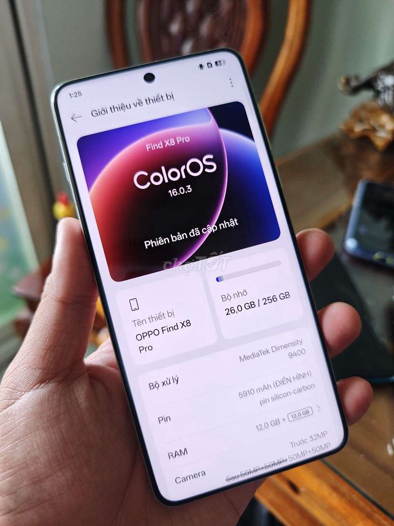 Oppo Find X8 Pro 256GB Trắng gl. Mua bán Điện thoại tại Quận Gò Vấp Tp Hồ Chí Minh được đăng bởi Chíp Chíp hình 1