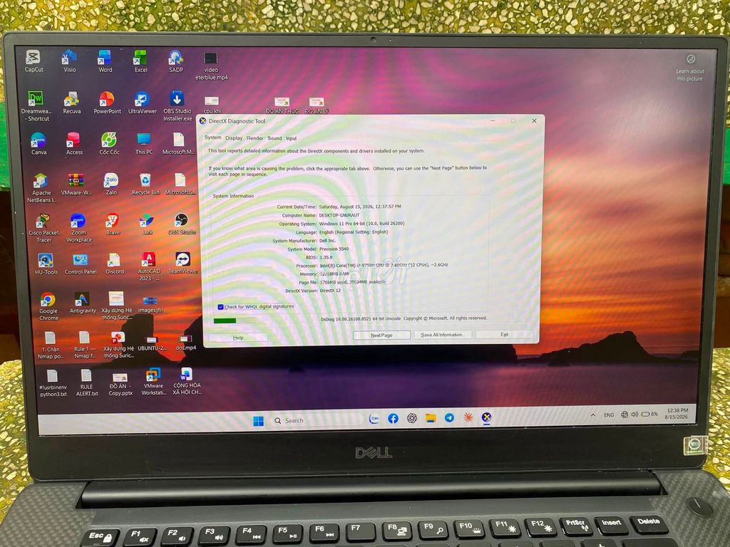 Dell Precision 5540 i7-9750H 15.6 inch 32GB/512GB Like New. Mua bán Laptop tại Quận 10 Tp Hồ Chí Minh được đăng bởi Hội Đồ Điện Tử hình 1