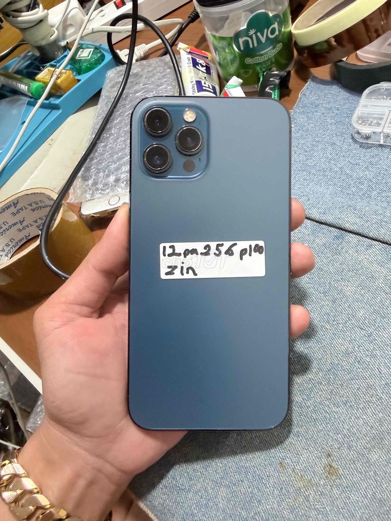Apple iPhone 12 Pro Max 256GB Xanh. Mua bán Điện thoại tại Huyện Tân Phước Tiền Giang được đăng bởi Le Duy Hong Duc hình 1