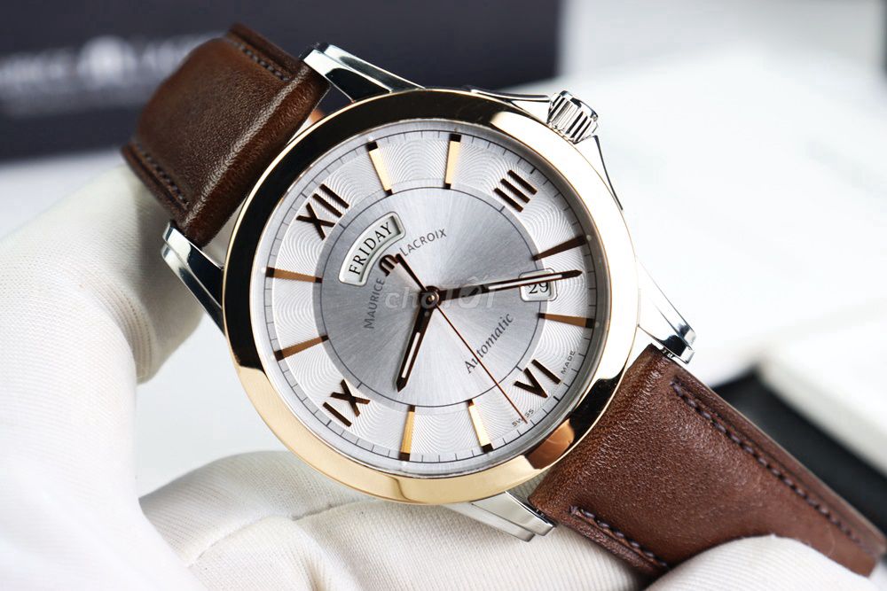 Maurice Lacroix Day Date Automatic Niềng Vàng 18K. Mua bán Đồng hồ tại Thành phố Thủ Đức Tp Hồ Chí Minh được đăng bởi Nguyễn Tấn Chương hình 1