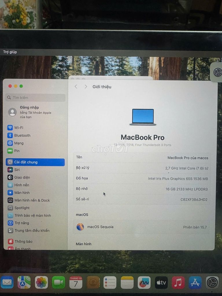 MACBOOK PRO 2018 MÁY ZIN CHUẨN US. Mua bán Laptop tại Huyện Quế Võ Bắc Ninh được đăng bởi Luân hình 6