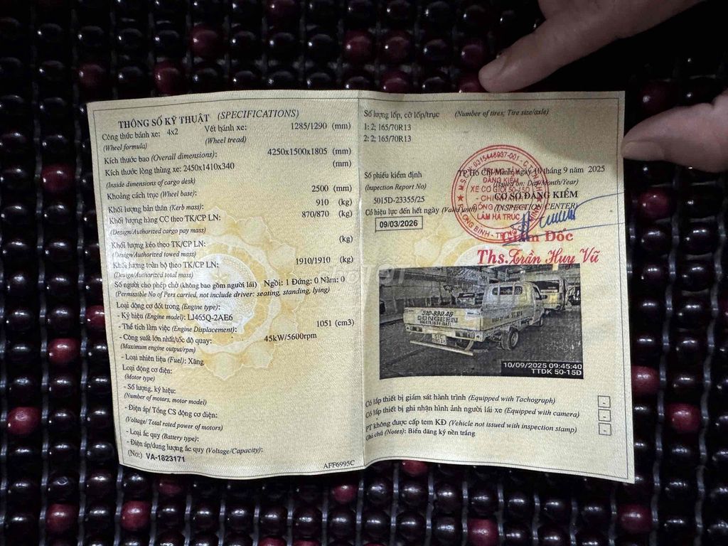 Oto tải Dongben 870kg đời 2016. Mua bán Xe tải, xe ben tại Thành phố Thủ Đức Tp Hồ Chí Minh được đăng bởi Cửa Hàng Xe NGUYỄN hình 6