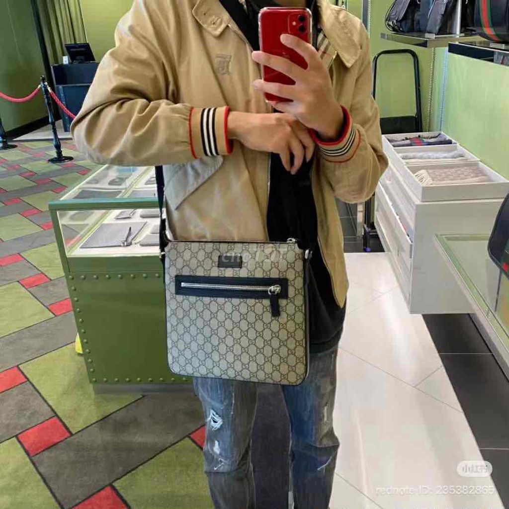 Túi đeo chéo Gucci Unisex Nâu. Mua bán Túi xách tại Thành phố Thủ Đức Tp Hồ Chí Minh được đăng bởi Bạch Văn Nhất hình 1