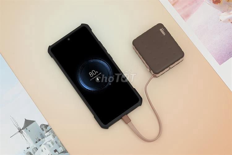 Pin sạc dự phòng Xmobile Cookie AX119 10000mAh Nâu. Mua bán Phụ kiện (Màn hình, Chuột...) tại Thành phố Vĩnh Long Vĩnh Long được đăng bởi Chú Khải Duy hình 1