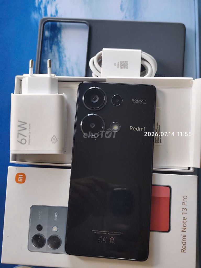 Xiaomi Redmi Note 13 Pro 8GB/128GB Đen 99% mới. Mua bán Điện thoại tại Quận 7 Tp Hồ Chí Minh được đăng bởi HẢI ĐĂNG hình 1