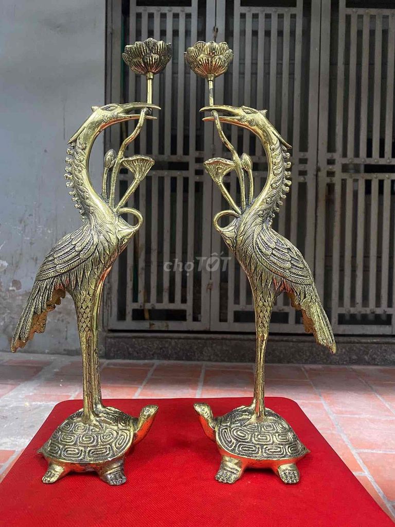 Đồ thờ cúng Đồng Vàng đồng 40cm. Mua bán Đồ sưu tầm, đồ cổ tại Quận Kiến An Hải Phòng được đăng bởi lê cường hình 1