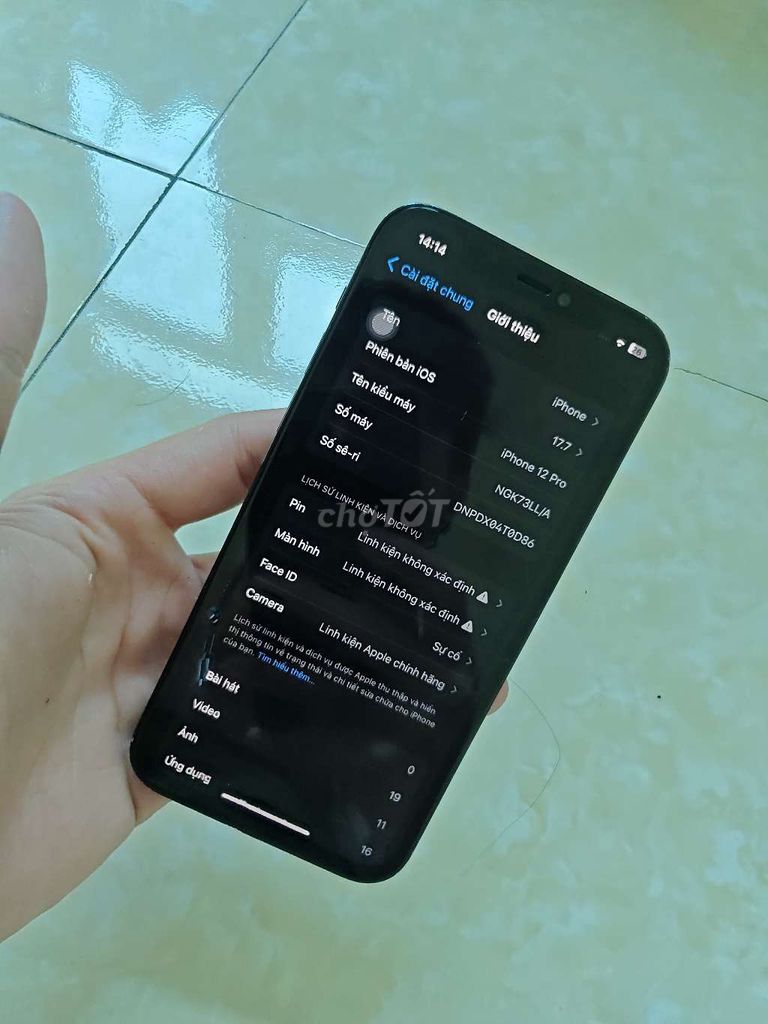 iPhone 12 Pro 256GB Xanh Đã sử dụng. Mua bán Điện thoại tại Huyện Gia Lâm Hà Nội được đăng bởi Ng Lâm hình 1