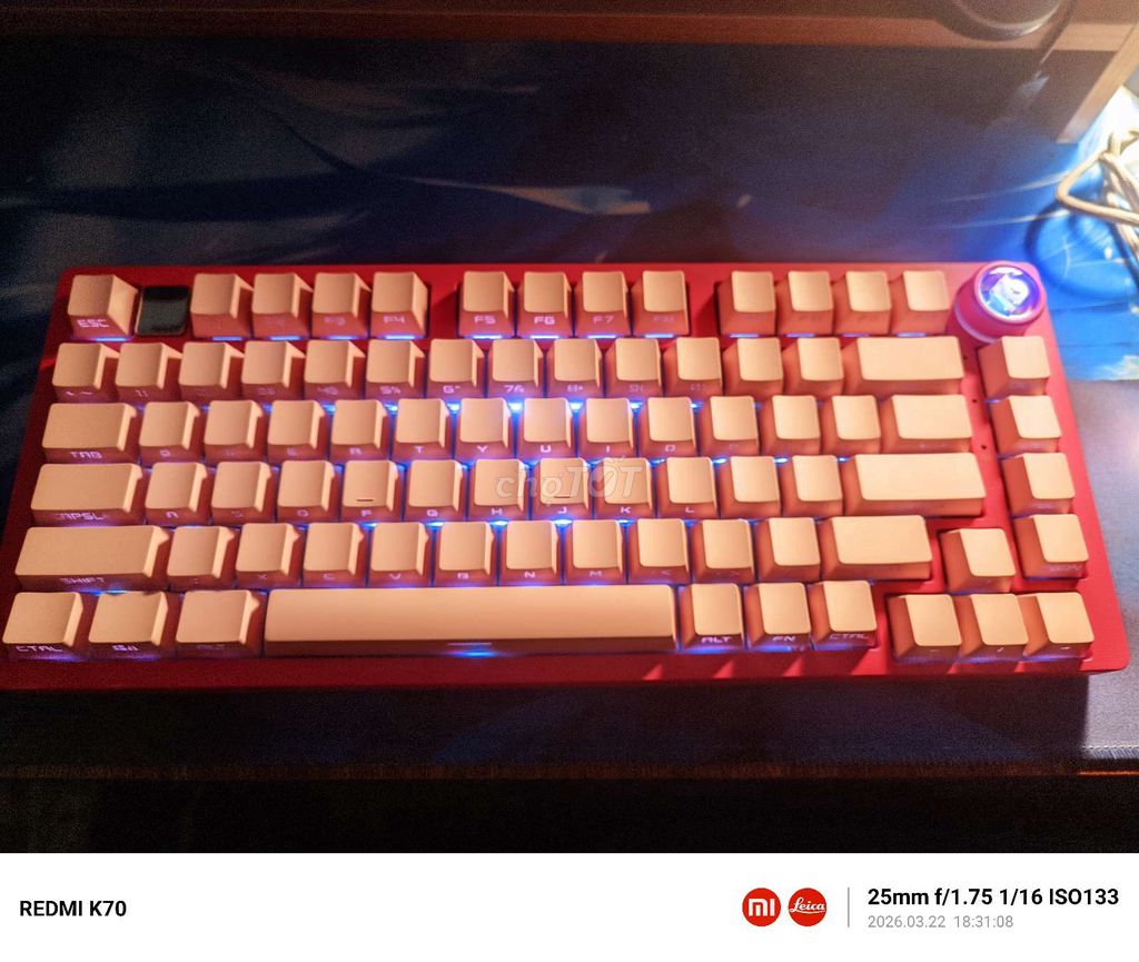 Bàn phím cơ Leobog HI75C Pro Đỏ Bery. Mua bán Phụ kiện (Màn hình, Chuột...) tại Thành phố Đà Lạt Lâm Đồng được đăng bởi Nam Namm hình 1