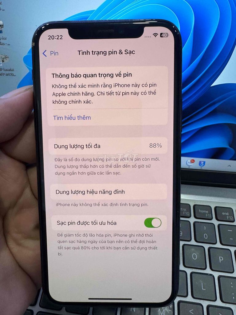 Apple iPhone 11 Pro 64GB Đen 88%. Mua bán Điện thoại tại Quận 6 Tp Hồ Chí Minh được đăng bởi QUỐC THIÊN BÁN GÓP 0 ĐỒNG  hình 1