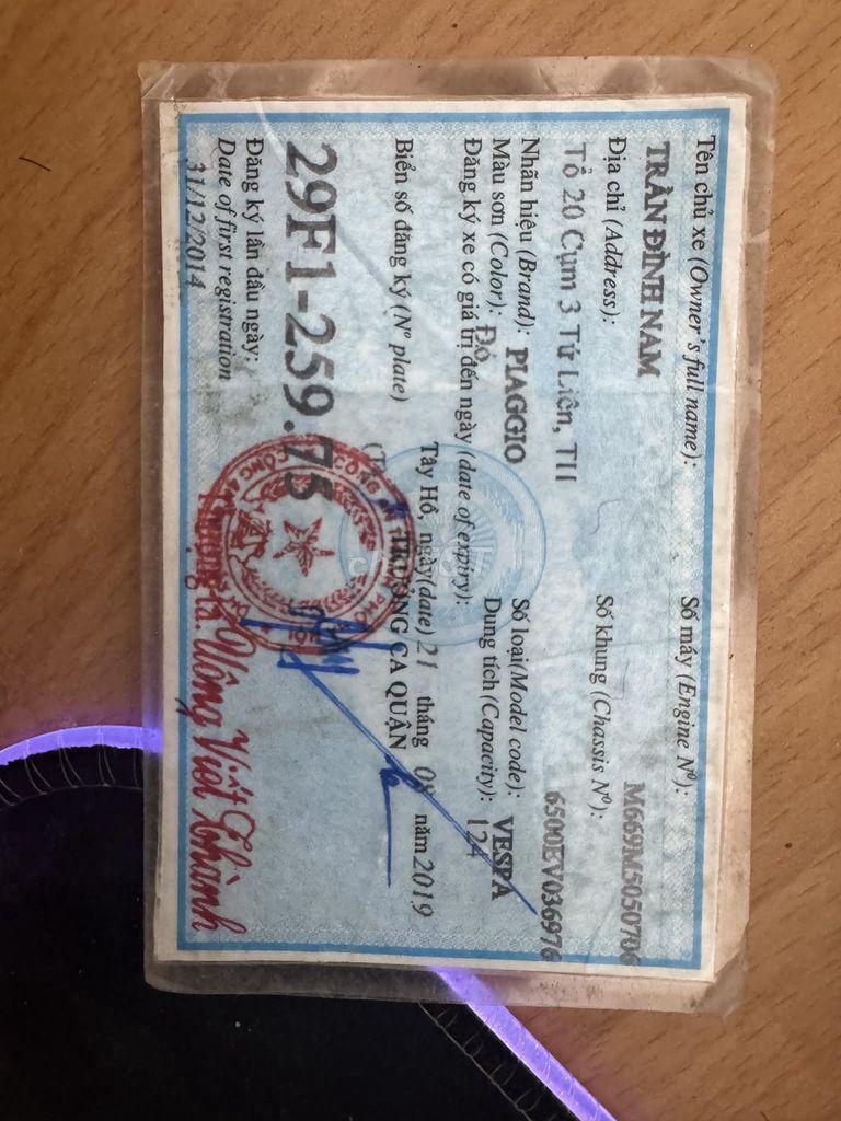 Vespa lx 125 3vie. Mua bán Xe máy tại Quận Hoàng Mai Hà Nội được đăng bởi Trịnh tuấn dũng hình 9