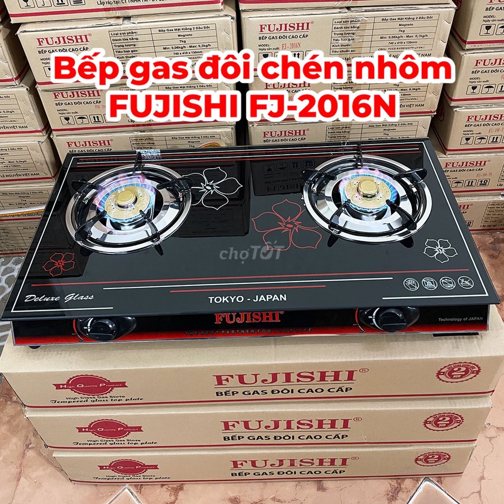 THANH LÝ 30 Bếp gas Fujishi  2016N (Mới 100%,2năm)