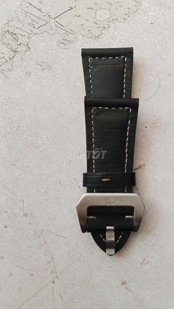 Dây đồng hồ Da Đen 24mm. Mua bán Phụ kiện thời trang khác tại Quận 3 Tp Hồ Chí Minh được đăng bởi Như Quỳnh hình 1