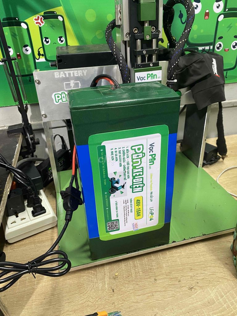 Pin Xe Đạp Điện Thay thế 4 bình ắc quy. Mua bán Phụ tùng xe tại Huyện Châu Đức Bà Rịa - Vũng Tàu được đăng bởi Vạc Pin Xe Điện hình 3