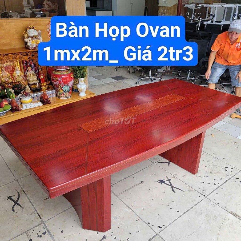 bàn họp o van 2m4 . Mua bán Đồ dùng văn phòng tại Thành phố Thủ Đức Tp Hồ Chí Minh được đăng bởi Phong Nội Thất Thanh Bình hình 1