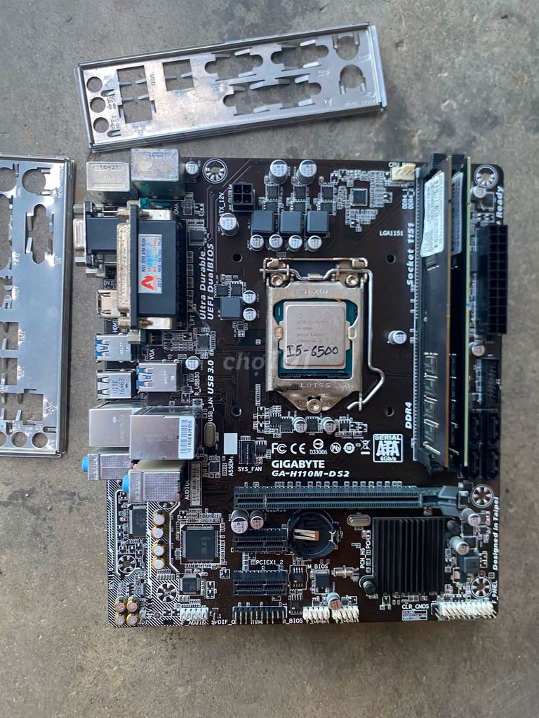 Bo mạch chủ Gigabyte GA-H110M-DS2 LGA1151. Mua bán Linh kiện (RAM, Card...) tại Huyện Lý Sơn Quảng Ngãi được đăng bởi Hội Đồ Điện Tử hình 1
