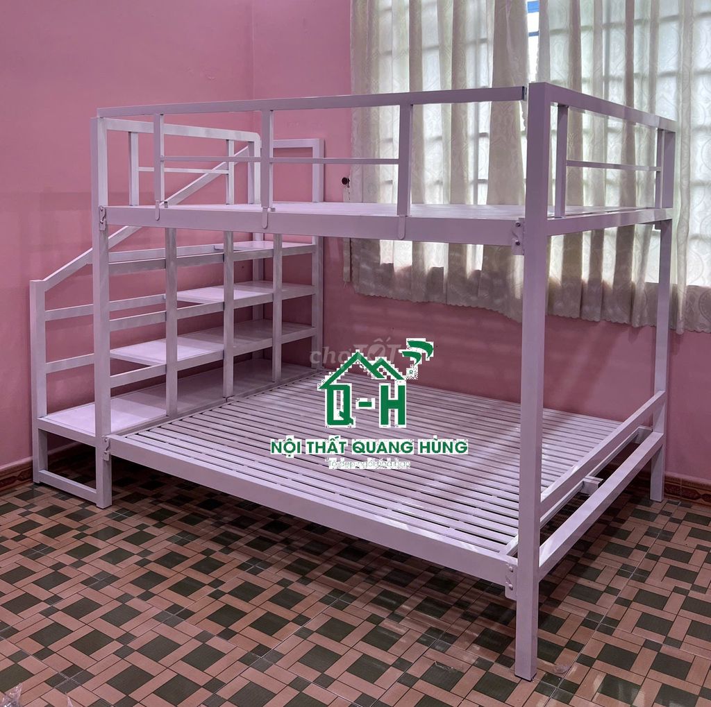 GIƯỜNG TẦNG SẮT HỘP 50x50🦌🐭GIƯỜNG TẦNG CAO CẤP>SẮT