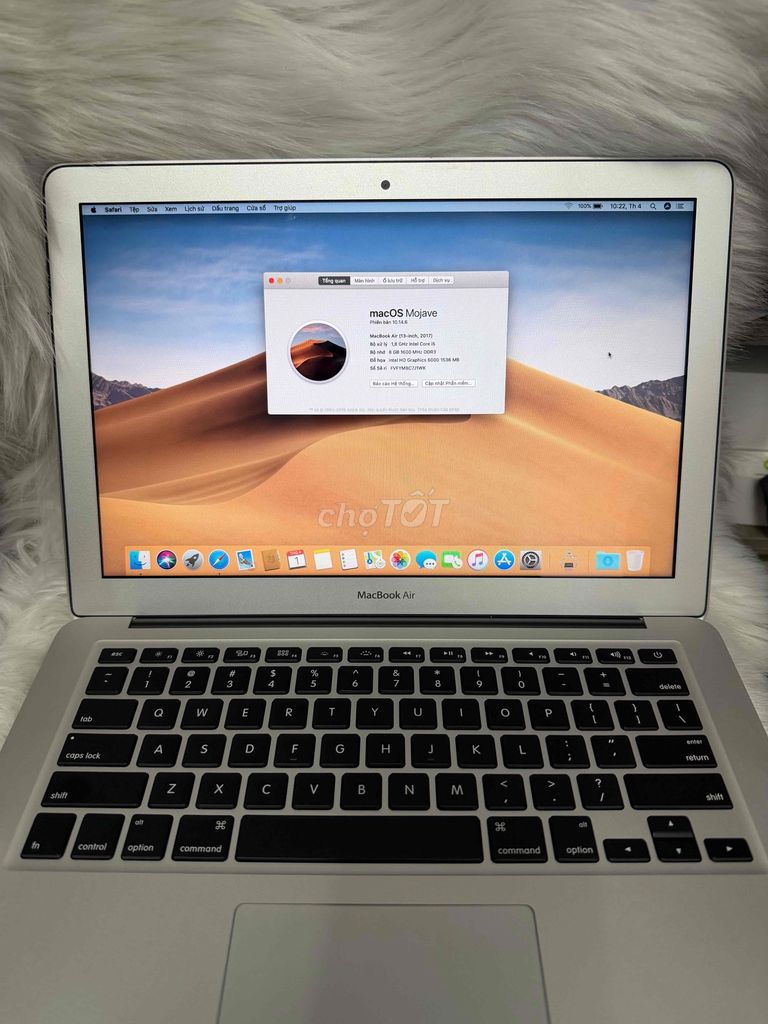 Macbook Air 2017 13inch i5 8/128 keng sạc ít. Mua bán Laptop tại Quận Phú Nhuận Tp Hồ Chí Minh được đăng bởi Nguyễn Phú Chánh hình 1