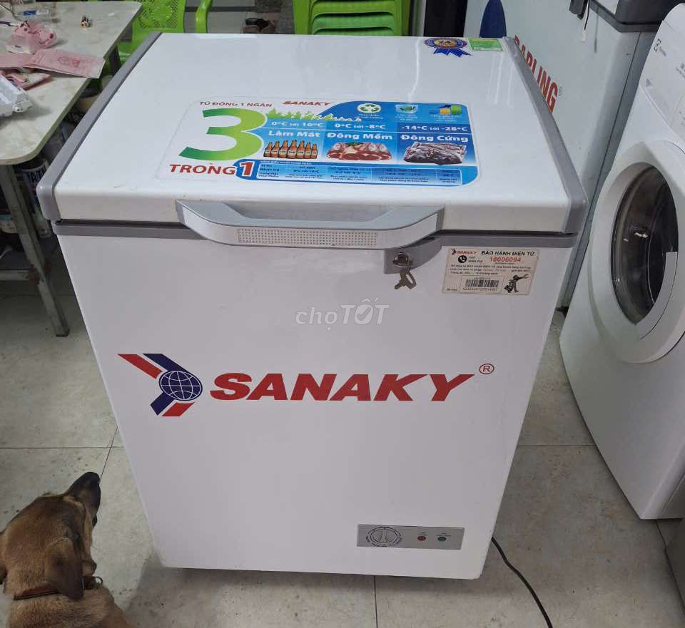 Tủ đông 100l Sanaky