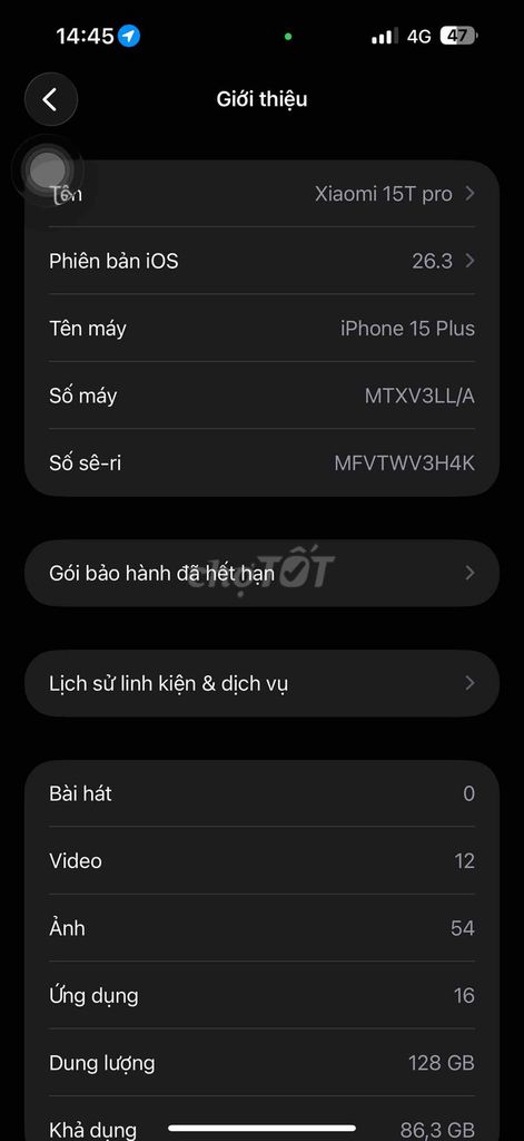 Apple iPhone 15 Plus 128GB Hồng. Mua bán Điện thoại tại Thành phố Thái Nguyên Thái Nguyên được đăng bởi Mua bán cá nhân hình 1