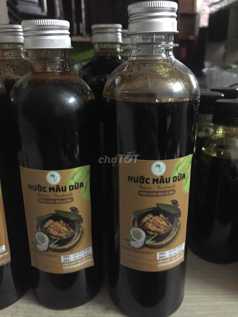 Nước màu dừa bến tre nguyên chất 500ml