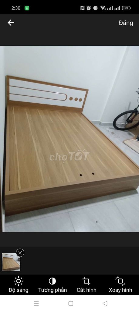 Giường nhiều kích cỡ gỗ mdf new578