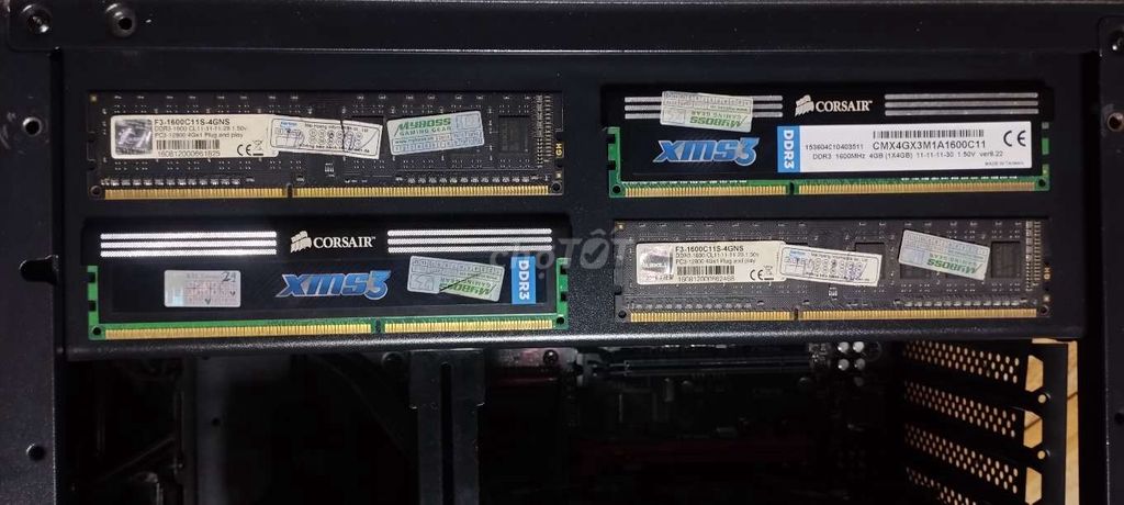 Ram ddr3 16gb. Mua bán Linh kiện (RAM, Card...) tại Quận 12 Tp Hồ Chí Minh được đăng bởi Lake Ton Fast hình 1
