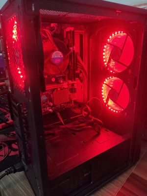 THÙNG PC GAMING KÈM FAN LED RGB CHIẾN GAME