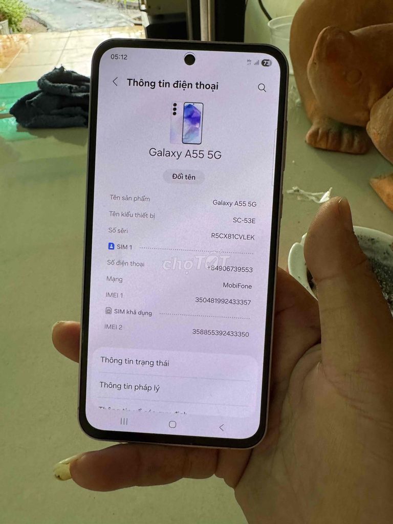 Samsung Galaxy A55 5G DOCOMO JAPAN 8GB/128GB. Mua bán Điện thoại tại Thành phố Mỹ Tho Tiền Giang được đăng bởi Huynhcong Ducthuan hình 1