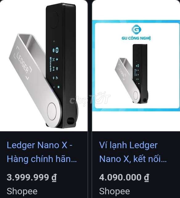 Ví lạnh Ledger Nano X xài tốt