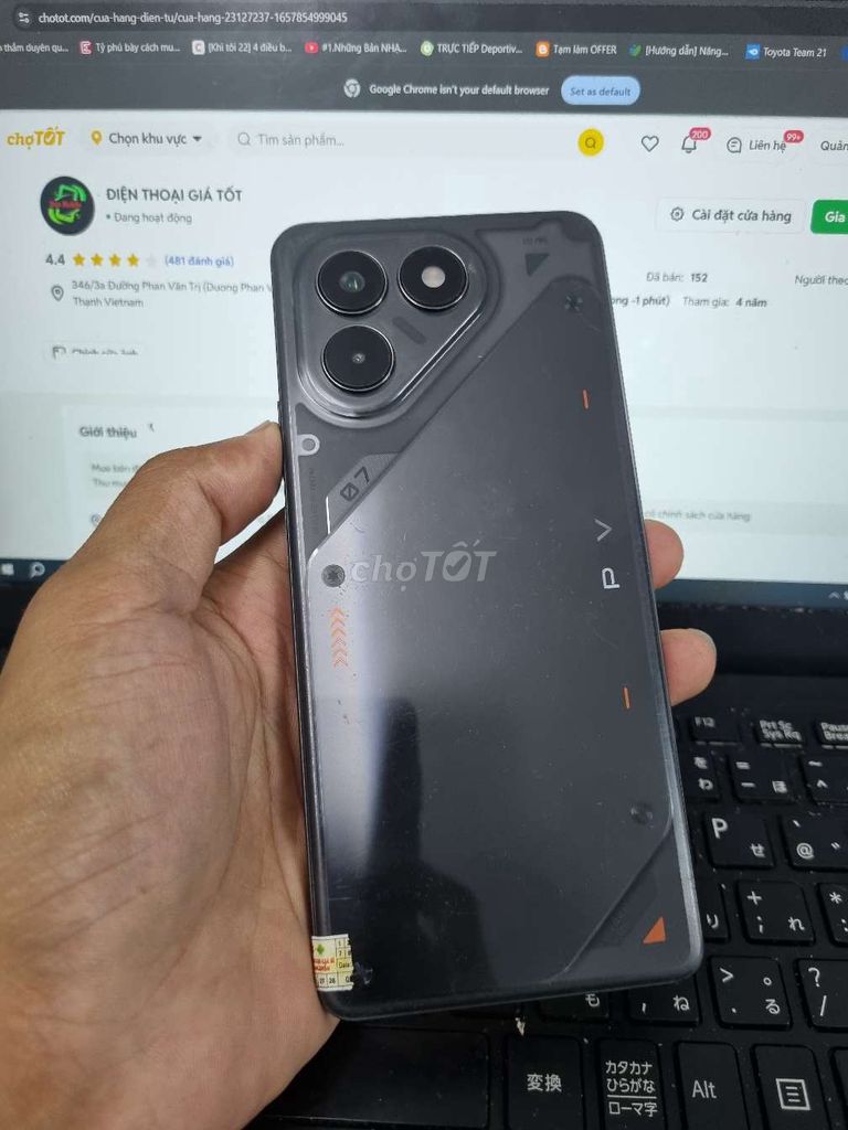 TECNO POVA 7 8GB.128GB PIN7000 HELIO G100 ULTIMATE. Mua bán Điện thoại tại Quận Bình Thạnh Tp Hồ Chí Minh được đăng bởi Dân Mobile hình 1