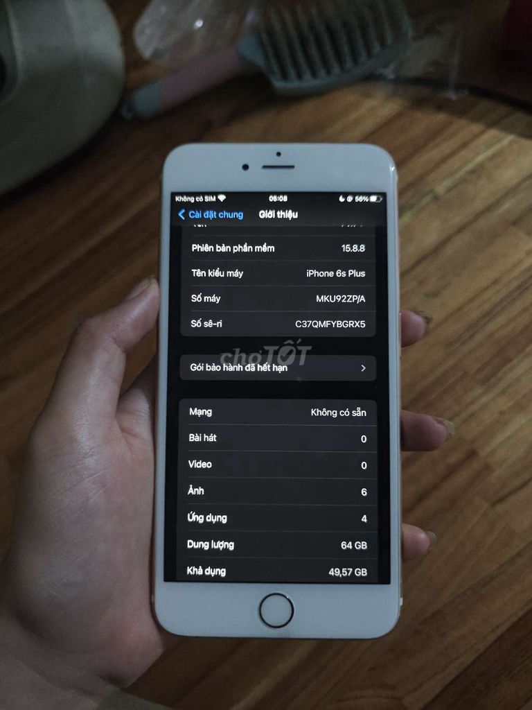 Apple iPhone 6s Plus 64GB Vàng hồng. Mua bán Điện thoại tại Thành phố Thủ Đức Tp Hồ Chí Minh được đăng bởi Trúc Phương hình 1