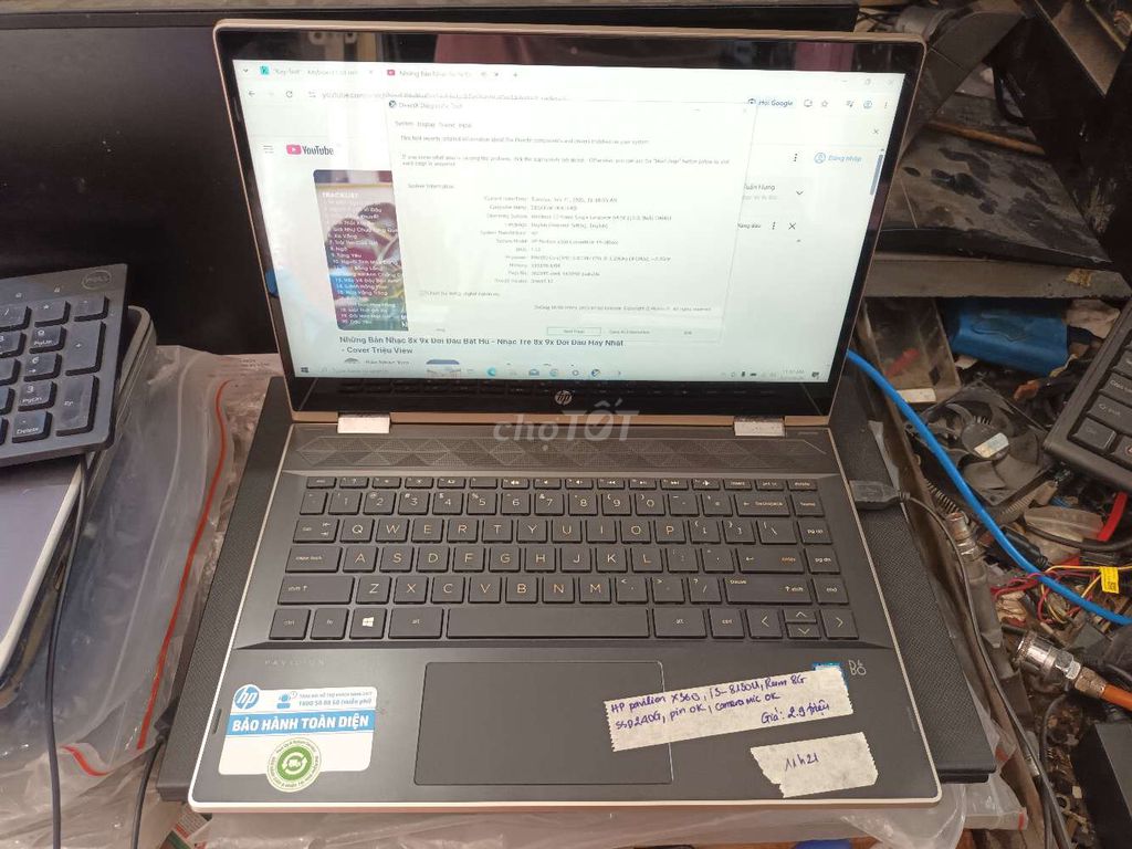 HP Pavilion X360 i3-8130U 14 inch 8GB/240GB. Mua bán Laptop tại Quận Hải Châu Đà Nẵng được đăng bởi Anh Lý hình 1