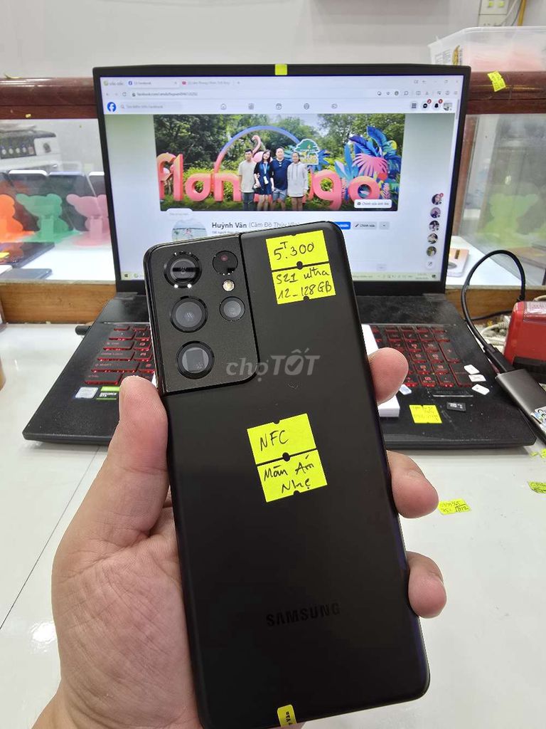 Samsung S21 Ultra 5G. Mua bán Điện thoại tại Thành phố Long Xuyên An Giang được đăng bởi Facebook Cầm Đồ Thúy Vân hình 1