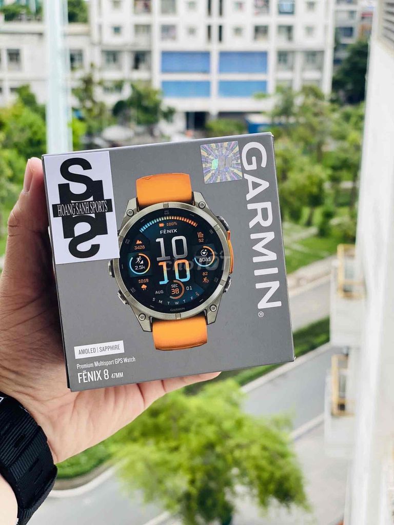 GARMIN FENIX 8 TITAN CAM 47MM CHÍNH HÃNG NEWSEAL