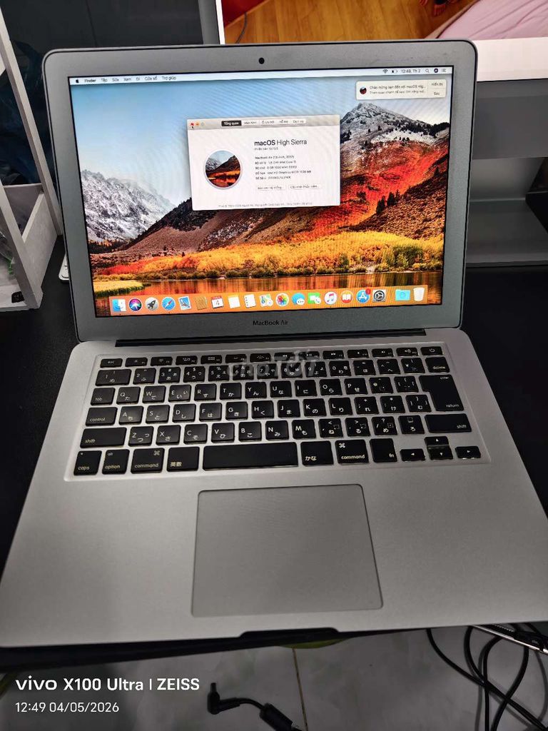 Apple MacBook Air 13 inch i5 8GB/121GB. Mua bán Laptop tại Thành phố Trà Vinh Trà Vinh được đăng bởi Thái Pt hình 1