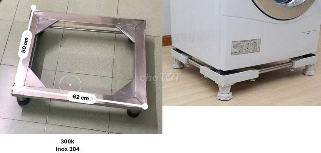 Chân máy giặt Inox 304. Mua bán Máy giặt tại Quận 1 Tp Hồ Chí Minh được đăng bởi Toàn Trần hình 1