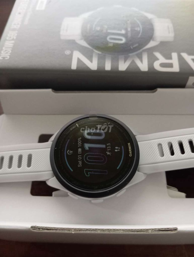 Garmin Forerunner 165 Music Trắng. Mua bán Thiết bị đeo thông minh tại Thành phố Vinh Nghệ An được đăng bởi Phước phát hình 1