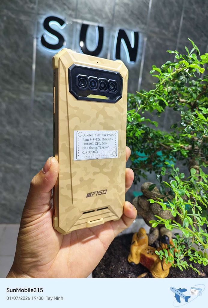 Oukitel R2022 R8+128 Pin8300 NFC 2sim zin đẹp 99%. Mua bán Điện thoại tại Huyện Trảng Bàng Tây Ninh được đăng bởi Sun Mobile Shop Điện Thoại Trảng Bàng Tây Ninh 01 hình 1