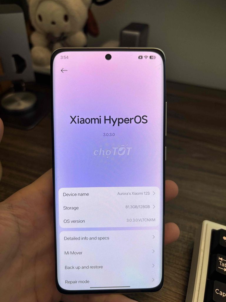 Xiaomi 12S 128GB Trắng Đã dùng. Mua bán Điện thoại tại Quận Thanh Xuân Hà Nội được đăng bởi Quốc Khánh hình 1